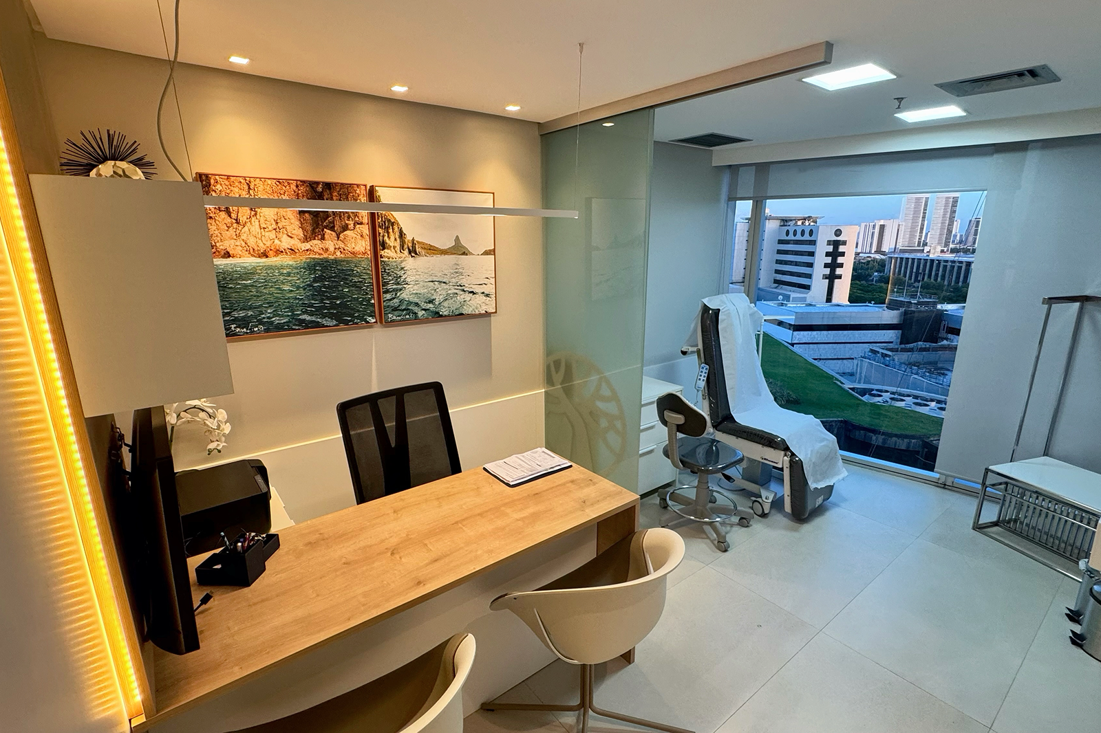 Sala de consulta da Clínica Conceitto